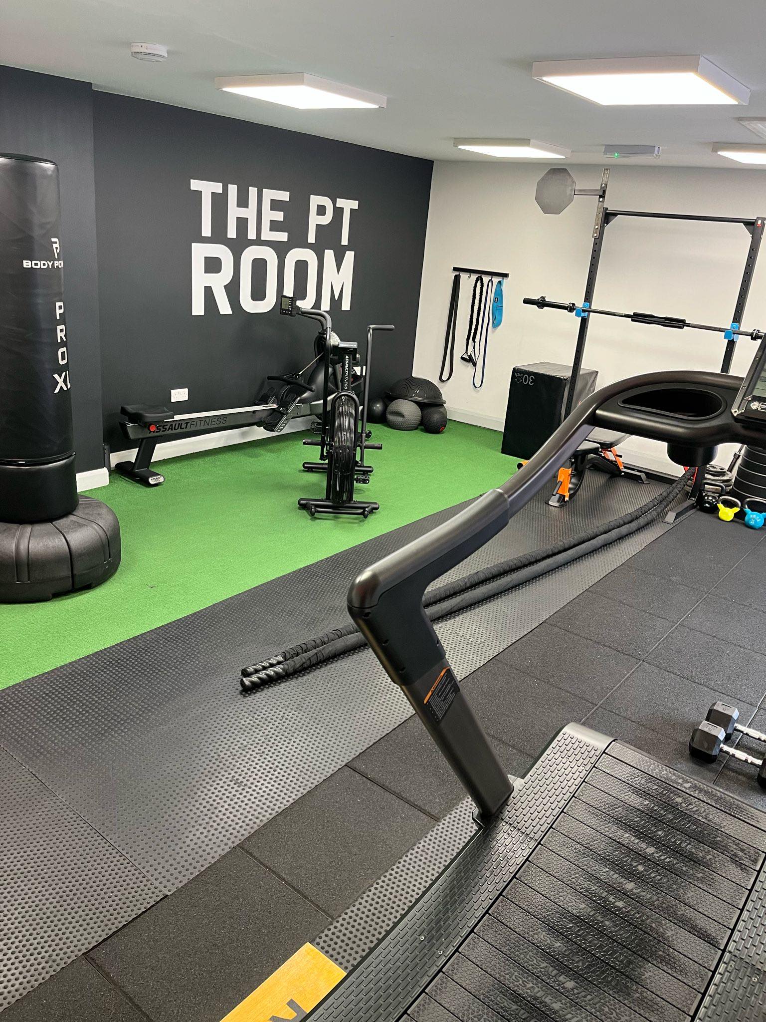 View of equipment in The PT ROOM